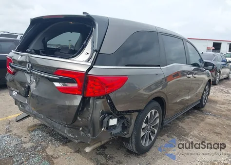 2021 Honda Odyssey Ex-L z USA, uszkodzony, nr VIN 5FNRL6H75MB019072